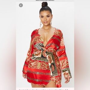 Satin Kimono style dress